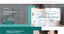 Desktop Screenshot of bellfamilydental.com