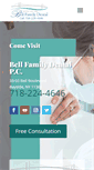 Mobile Screenshot of bellfamilydental.com